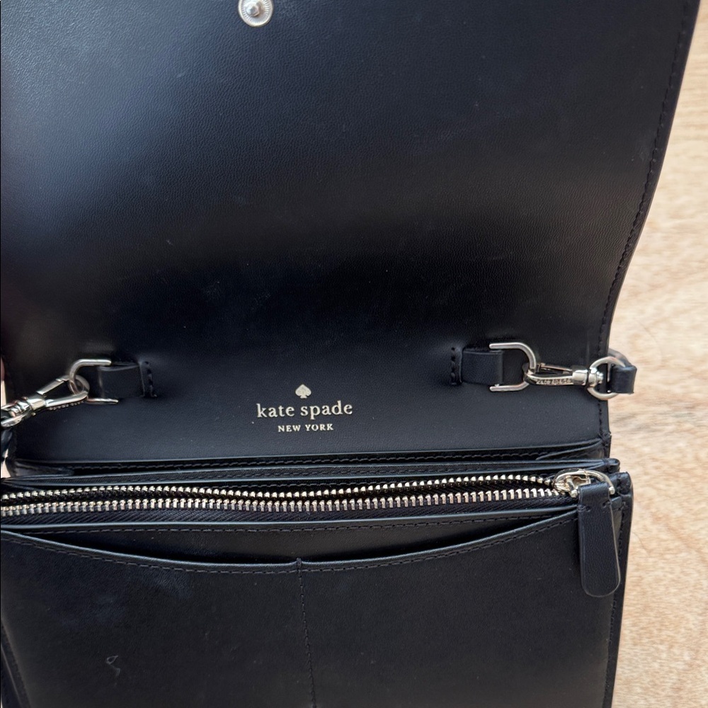 Kate Spade Sleek Black Crossbody Bag - Picture 3 of 6
